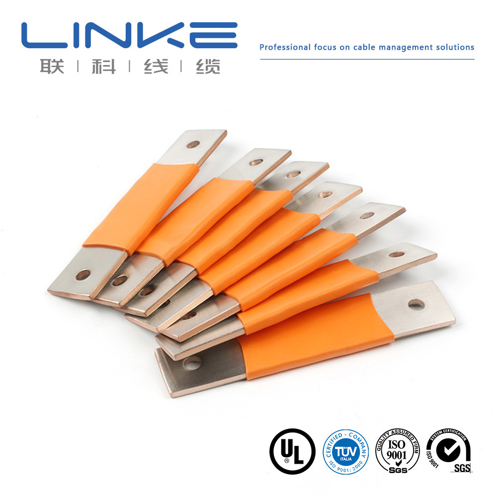 Insulated Custom Flexible Bus Bar Flat Copper Busbar for Battery