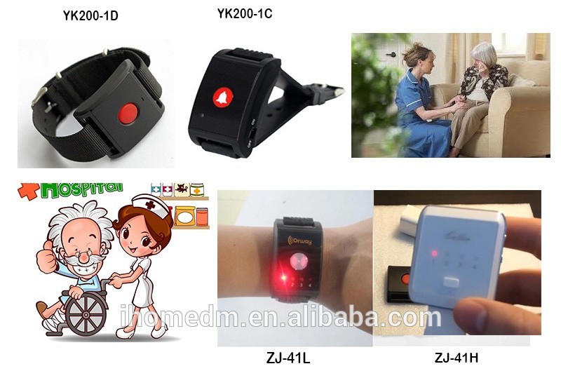 homecare wireless product wrist emergency alarm call button