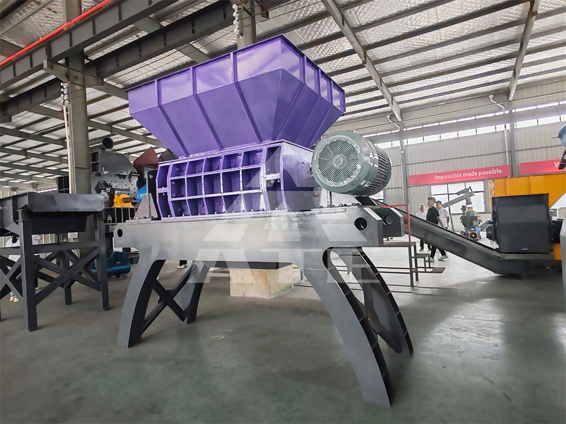 Waste Plastic Bucket Trash Can Big Blue Bucket Shredder Machine