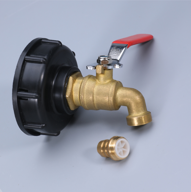 Reducing Adapter Coupling S60x6 Thread To 1/2" 3/4" 1" For IBC Tank Fitting Hose Water Drain