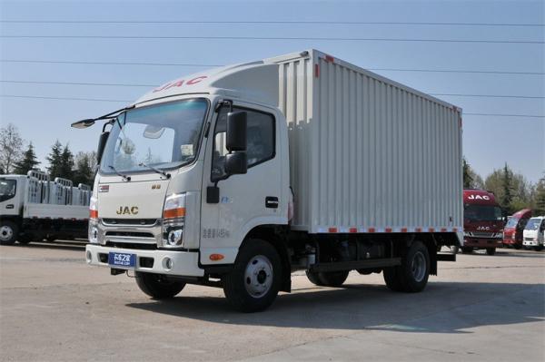 Chinses Manufactuer logistics and transportation 4x2 JAC Cargo Van Box Truck