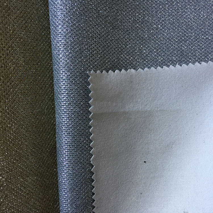 Synthetic Zarina Sparkle Glitter Fabric Solid Color 7 Mixed Color Multi Application