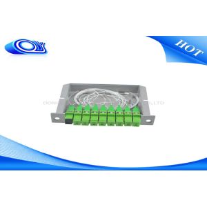  Compact Design 1 * 8 Optical PLC Splitter Low Insertion Loss For Communication Manufactures
