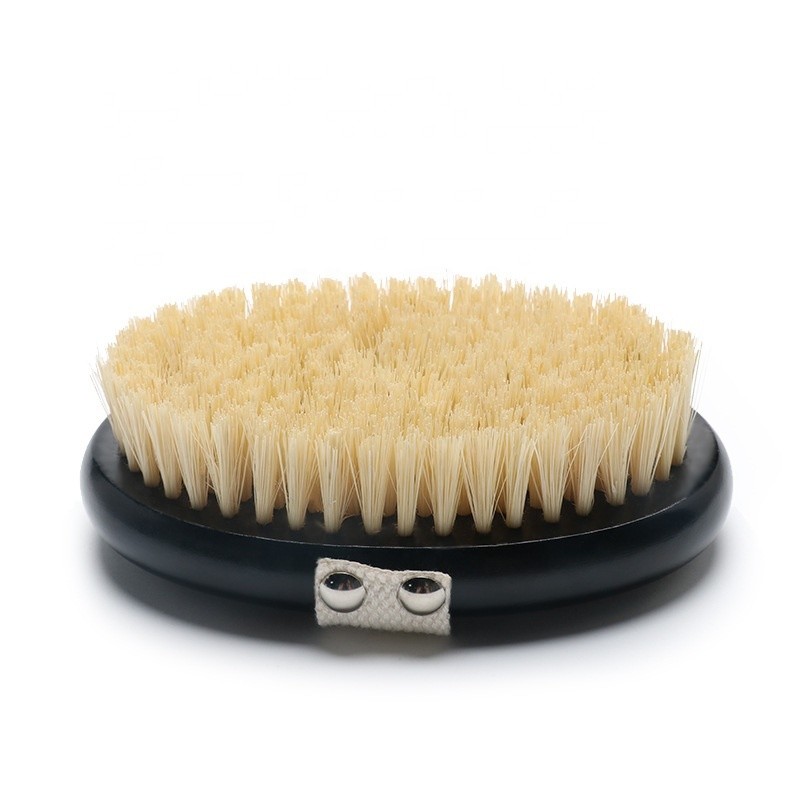Customized Boar Bristle Beard Brush Round Men Moustache Brush Durable