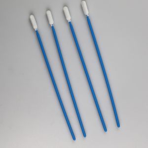 China Cleanroom Polyurethane Foam Swab With 6.5 Long Handle on sale