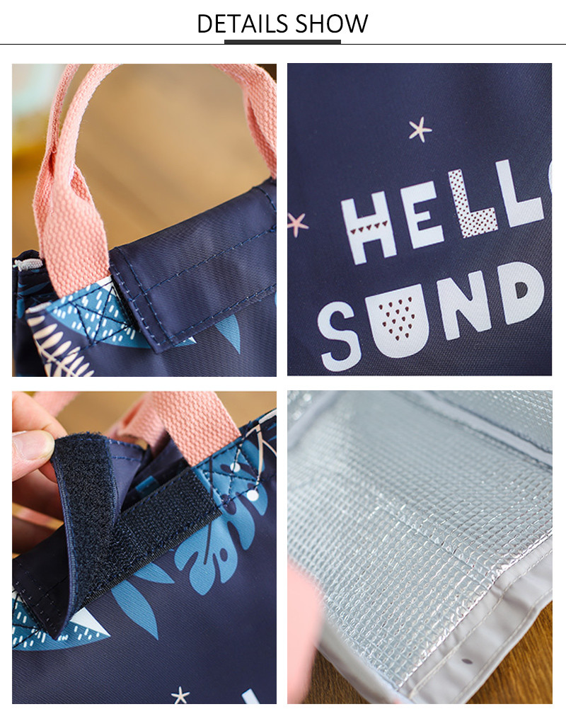 Water Resistant Polyester Insulated Lunch Cooler Bags