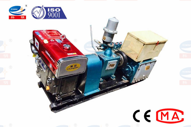 Sucking Diesel Mud Pump Triplex Mud Slurry Pump Large Output Capacity