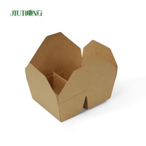 China Takeaway Packaging Biodegradable Paper Container 1480ml For Charcuterie on sale