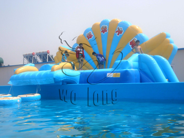 exciting CE inflatable water obstacle course for sale