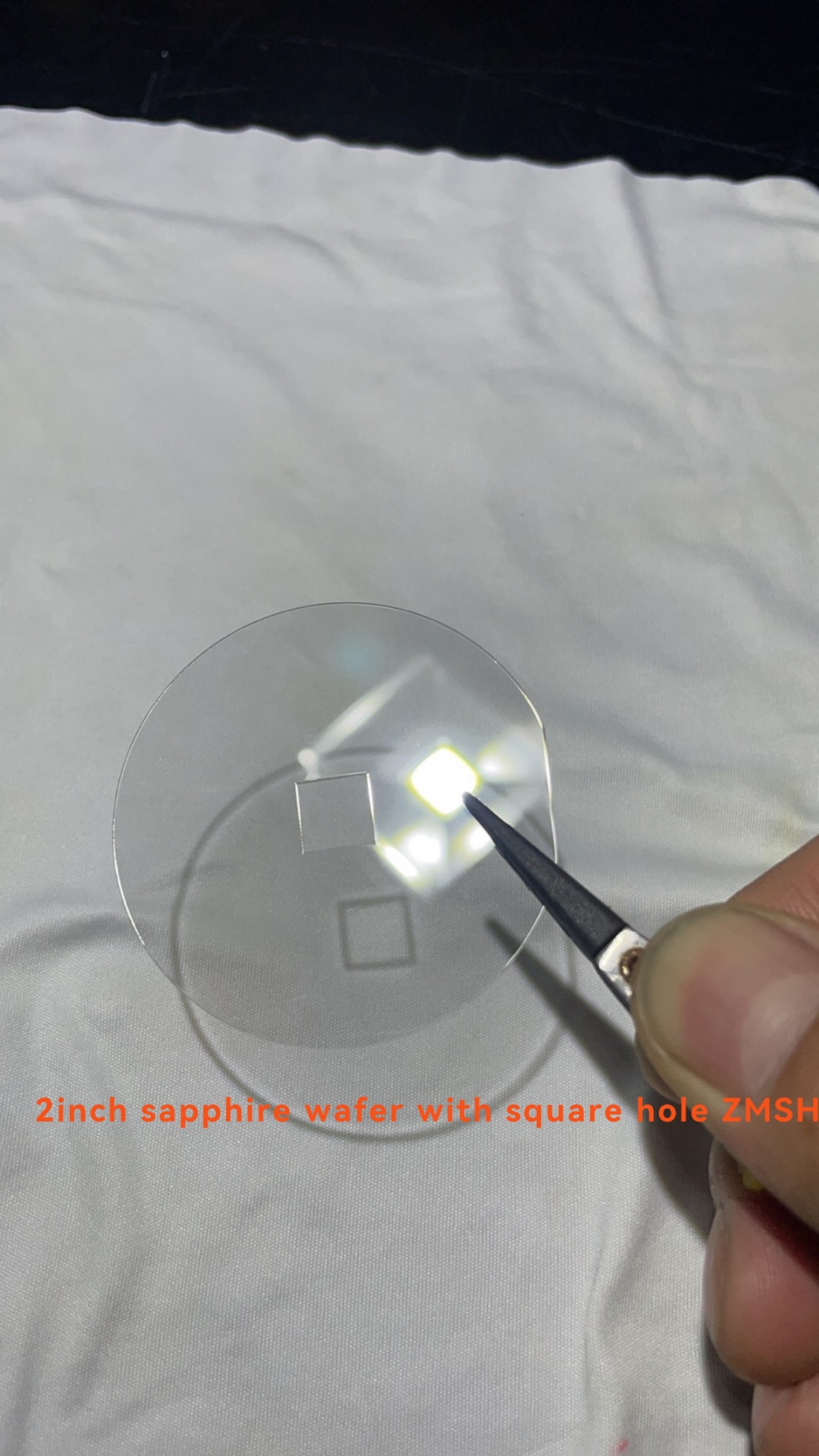 0.4mm Al2o3 Sapphire Wafers For Epitaxial Growth