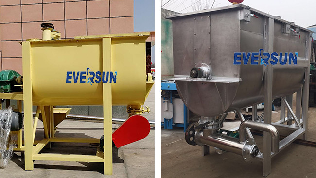 Customized Stainless Steel Ribbon Mixer Paddle Mixer Machine For Wet Materials