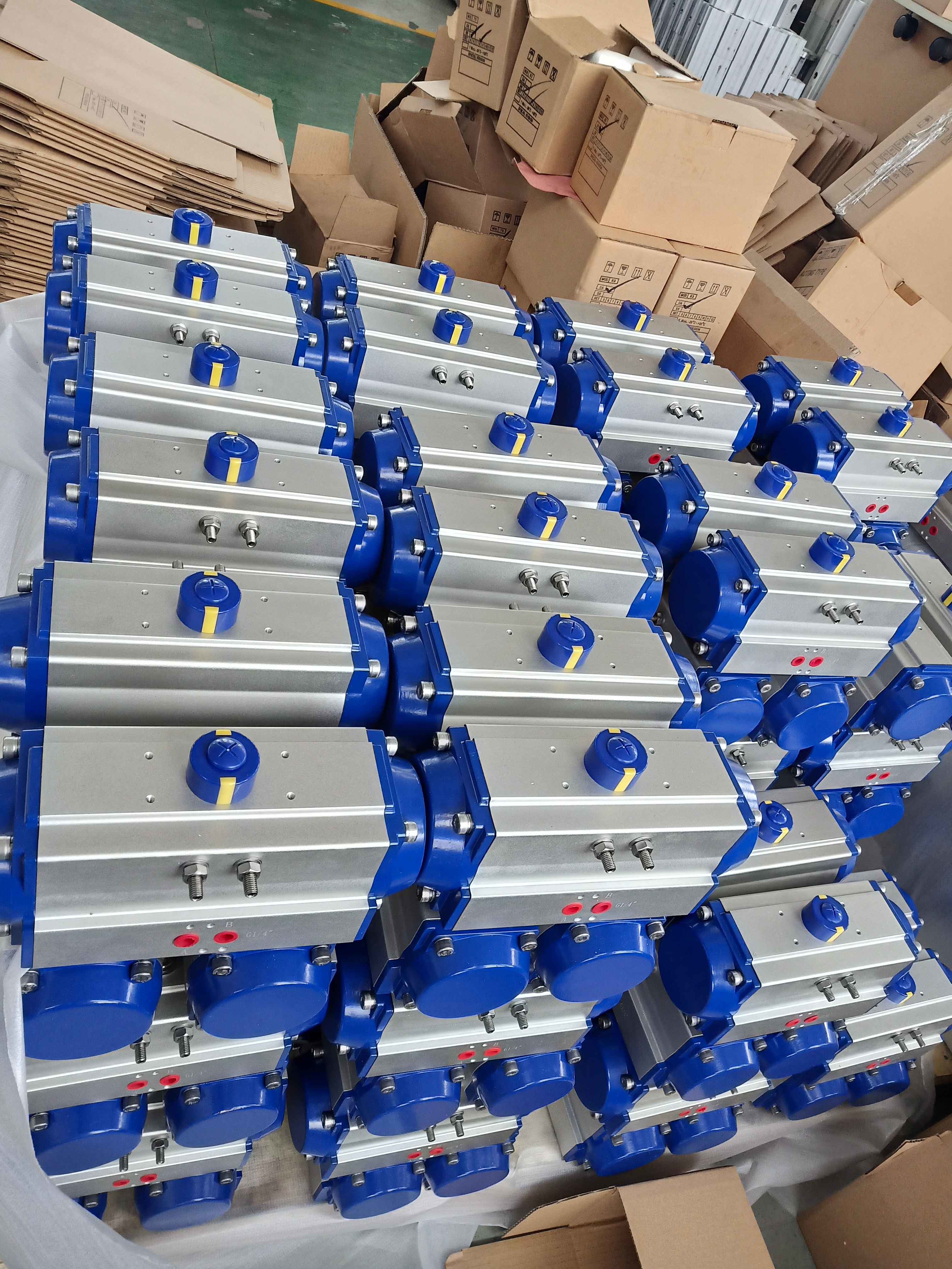 rack and pinion aluminum alloy PNEUMATIC ACTUATOR