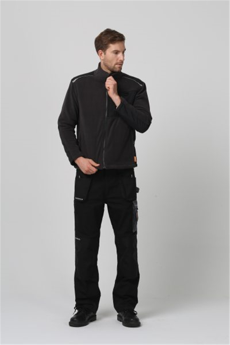 Detectable Hood Cold Weather Workwear 350gsm Cold Jacket For Men