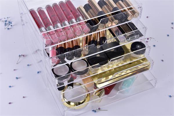 Lower Price Clear Acrylic Makeup Organizer with drawers