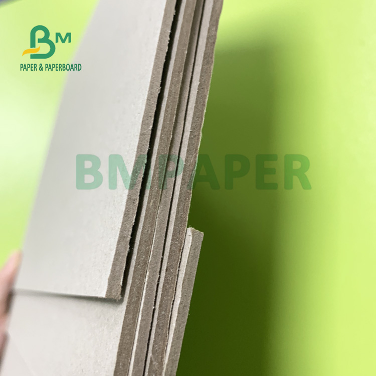 1000gsm Recycled Pulp Grey Card Board Sheets Folding Resistance