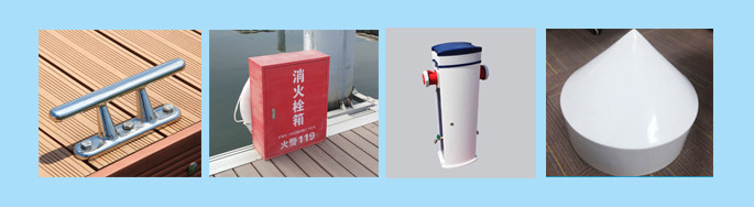 Aluminum Alloy Floating Docks Marine WPC Decking Floating Pontoon