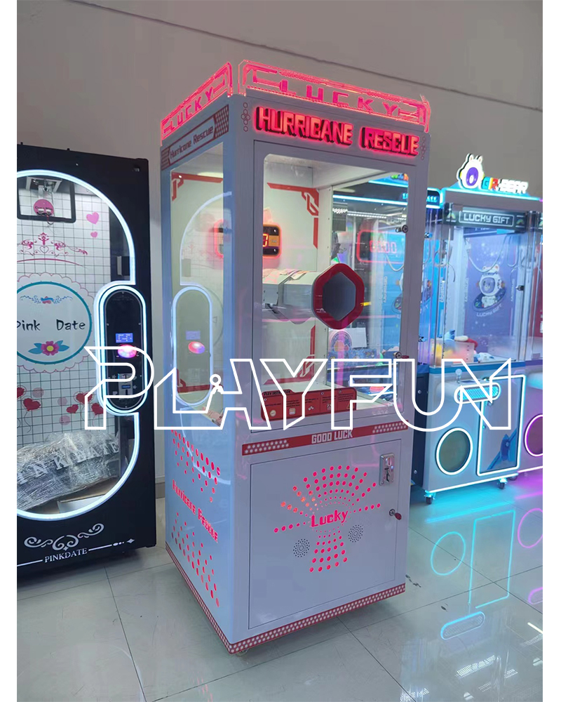 Coin Operated Game Machine Catch Money Catching Bill Money Lucky Prize Hurricane Rescue Arcade Games Machine