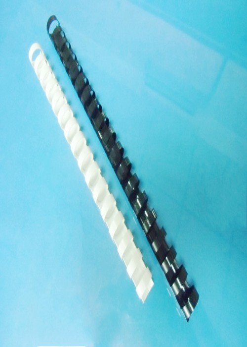 Roud / Oval Shape Binding Materials Pvc Plastic Comb 6mm To 50mm Pitch 12.7mm