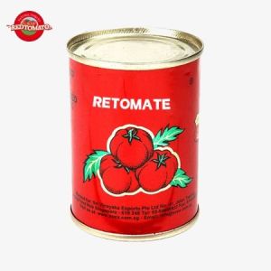 China Canned Double Concentrated Tomato Paste 425g Hard Open Lid Per Tin on sale
