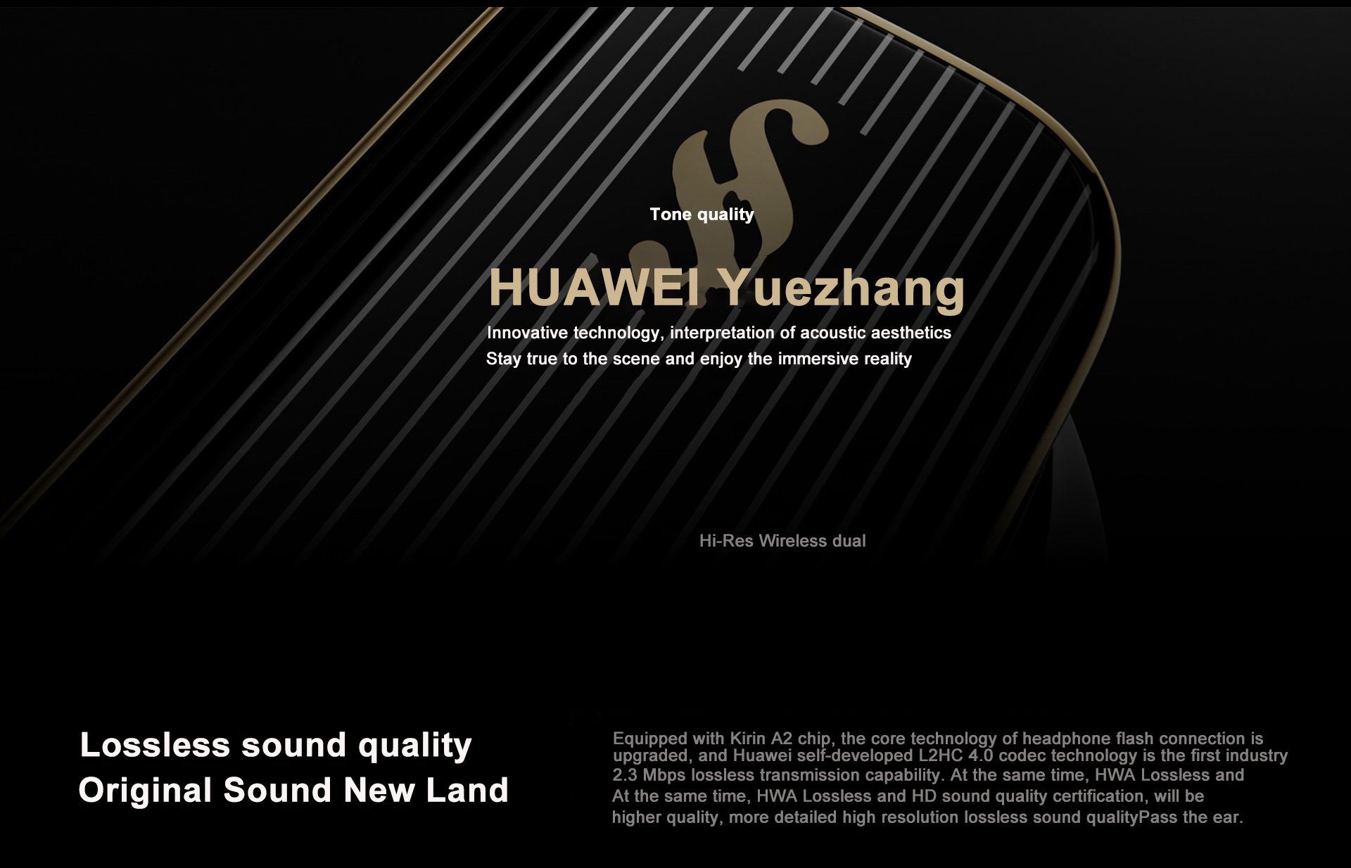 Hua-wei FreeBuds Pro 4 Earphone 5.2 High-Resolution Lossless Sound Quality Headphones Noise Reduction Sports Headset