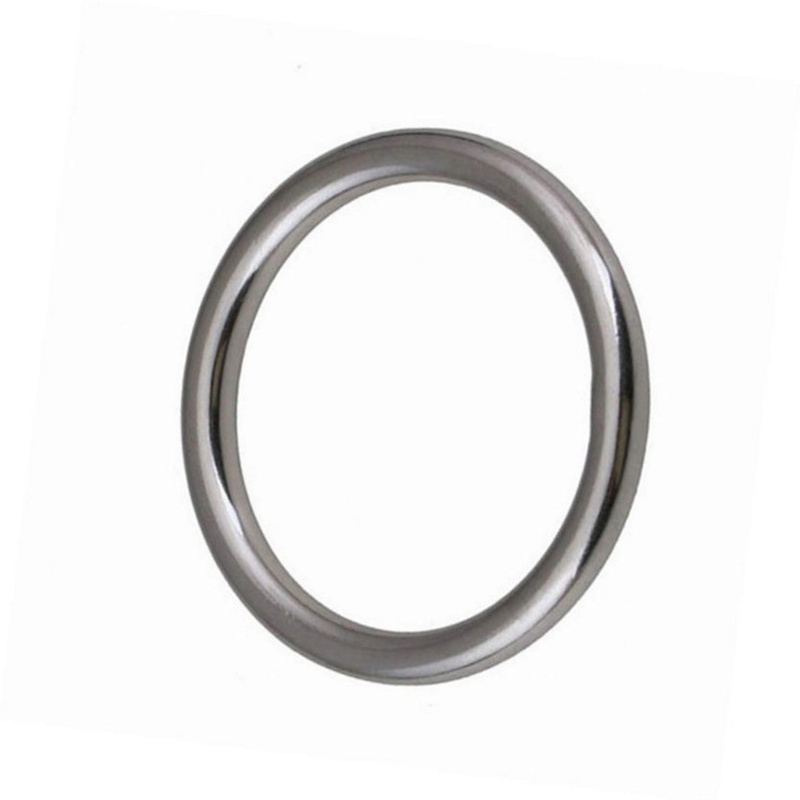 Stainless Steel Welded Round O Ring 25mm Metal Bag Ring