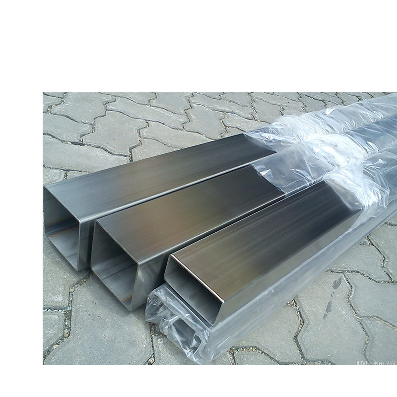 Welded Rectangular Stainless Steel Pipe SS201 202 304 304L 316 316L