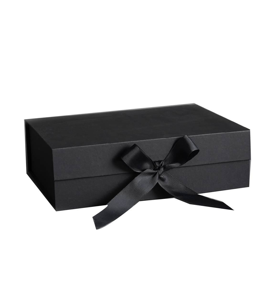Customized Elegant Magnetic Folding Cardboard Rigid Box Makeup Box With Ribbon