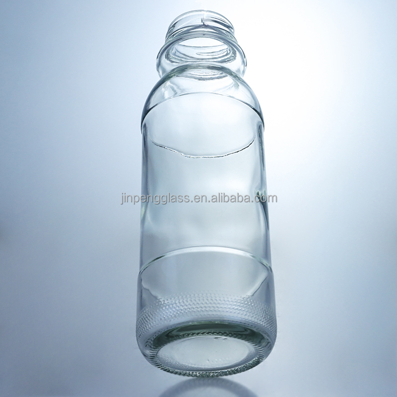 Transparent Glass Beverage Bottles in 100ml 200ml 350ml 400ml 500ml 1000ml Sizes