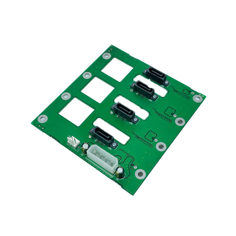 FR1 Double Sided PCBA PCB Assembly Service Green Solder Mask