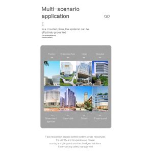 Infrared Face Recognition Temperature Measurement System Non Contact For