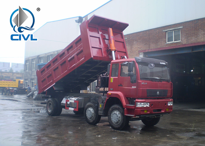 40T International Dump Truck 6 x 2 336hp With One Spare Tire Front Lifting