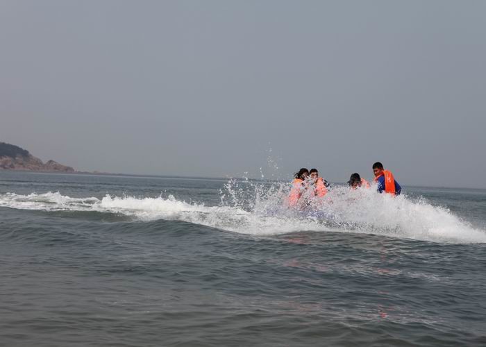 Fiberglass Hull Foldable Rib Boat Laterally Folded Easy Storage 330 Cm For Fun
