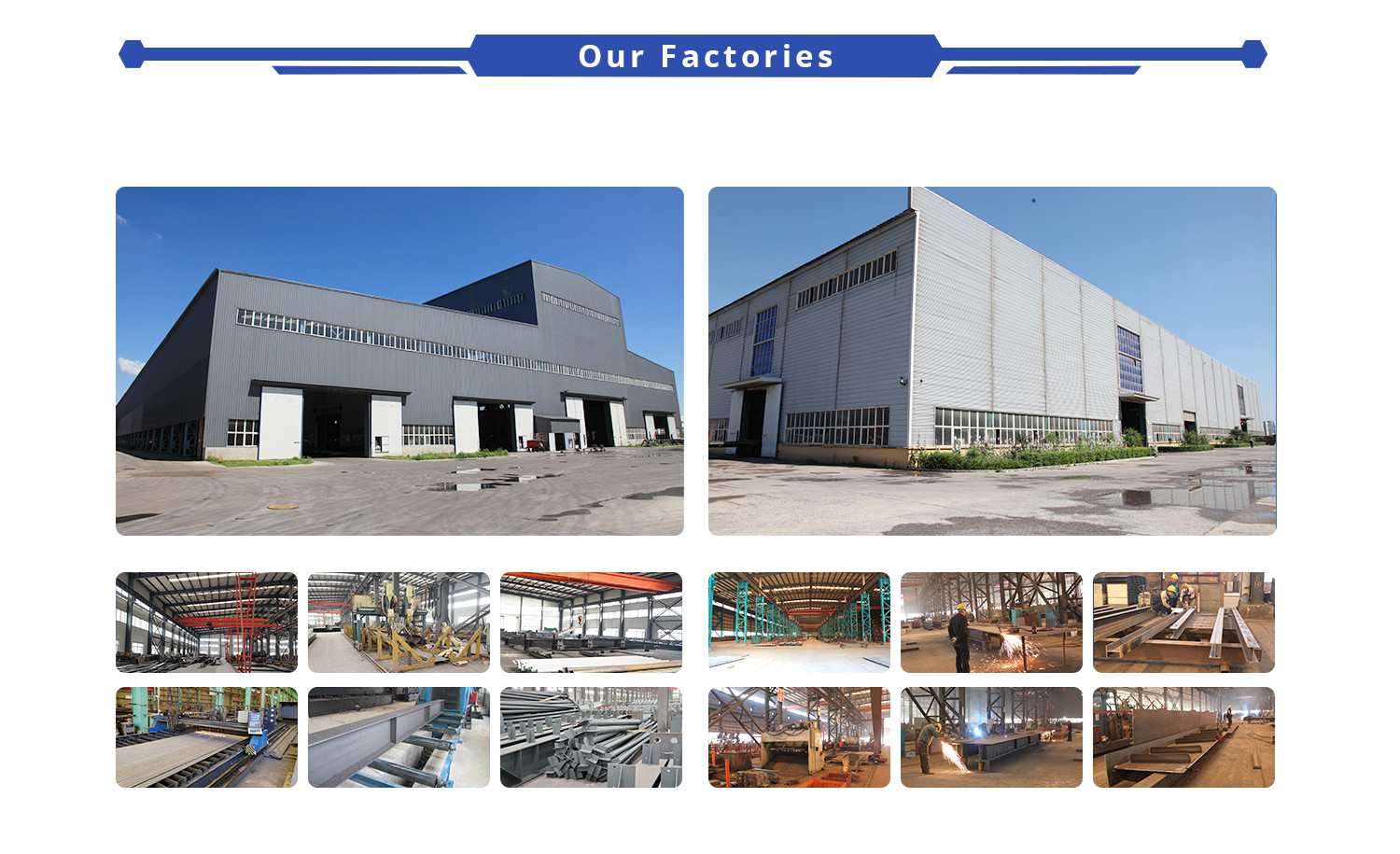 Professional Industrial Q235 Warehouse Steel Structure Prefabricated