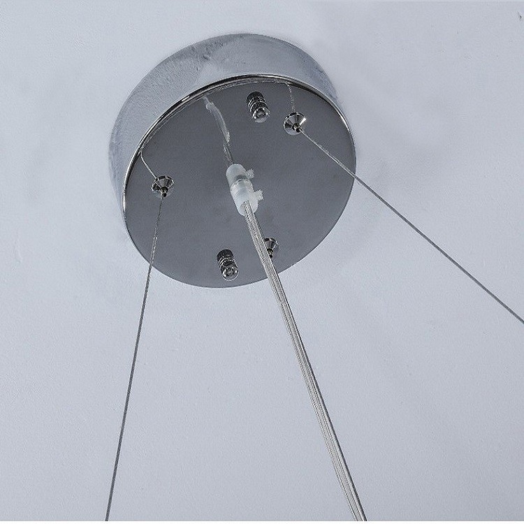 OEM Clear Crystal Modern Pendant Light Indoor Decoration