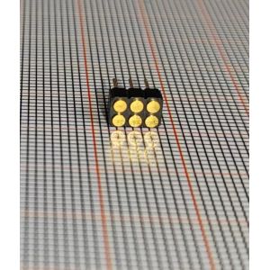 Terastor Round hole pin/Pin Header 2.0mm 2*3P Flat headed pin