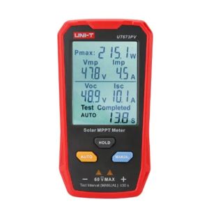 UNI-T UT673PV Solar MPPT Meter Large LCD Display 52 * 66mm and ODM Support for