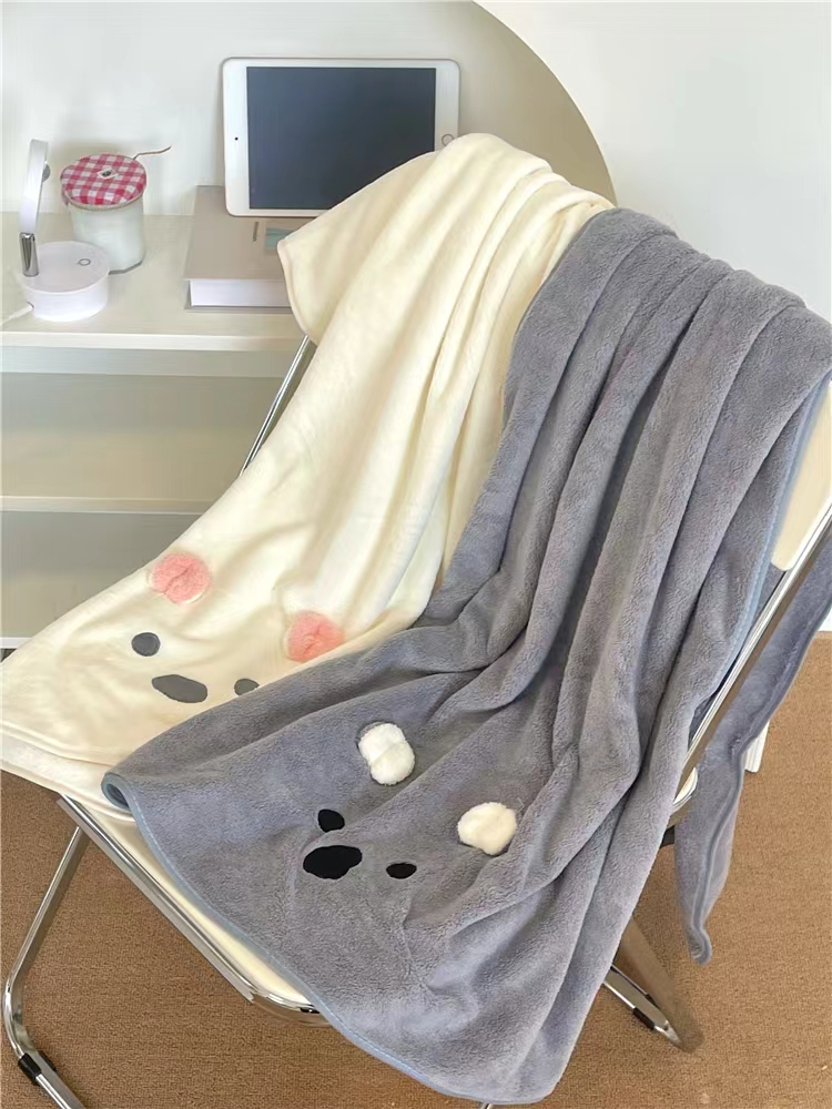 4 Piece Bath Towel Set Soft Touch Hand Face Printed Luxury Towel Set Bathing All-Season