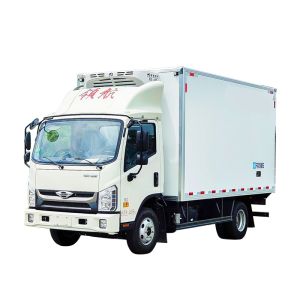 China Foton Aoling Express Blue Fresh Fruit Preservation Truck with 150 250hp Diesel Refrigerated Engine 4x2 on sale