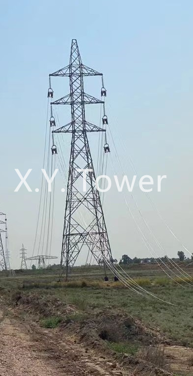 Hot Dip Galvanized Angle Steel Electricity Transmission Tower