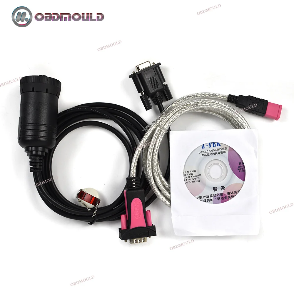 Auto diagnostic scanner for Sculi Liebherr diagnosis software + wire harness Liebherr diagnostic scanner tool