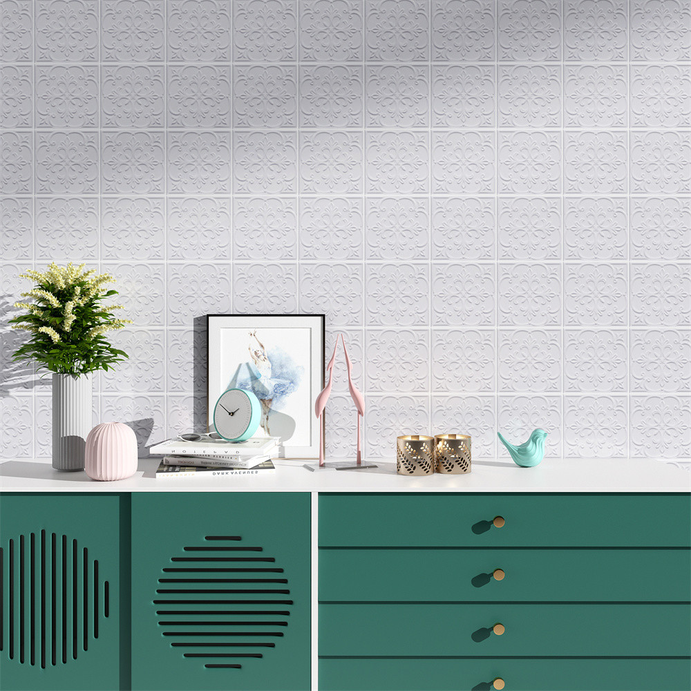 White Durable Ceramic Rustic Floor Tiles 200x200mm For Bathroom And Eco-Friendly Wall Tile For Kitchen