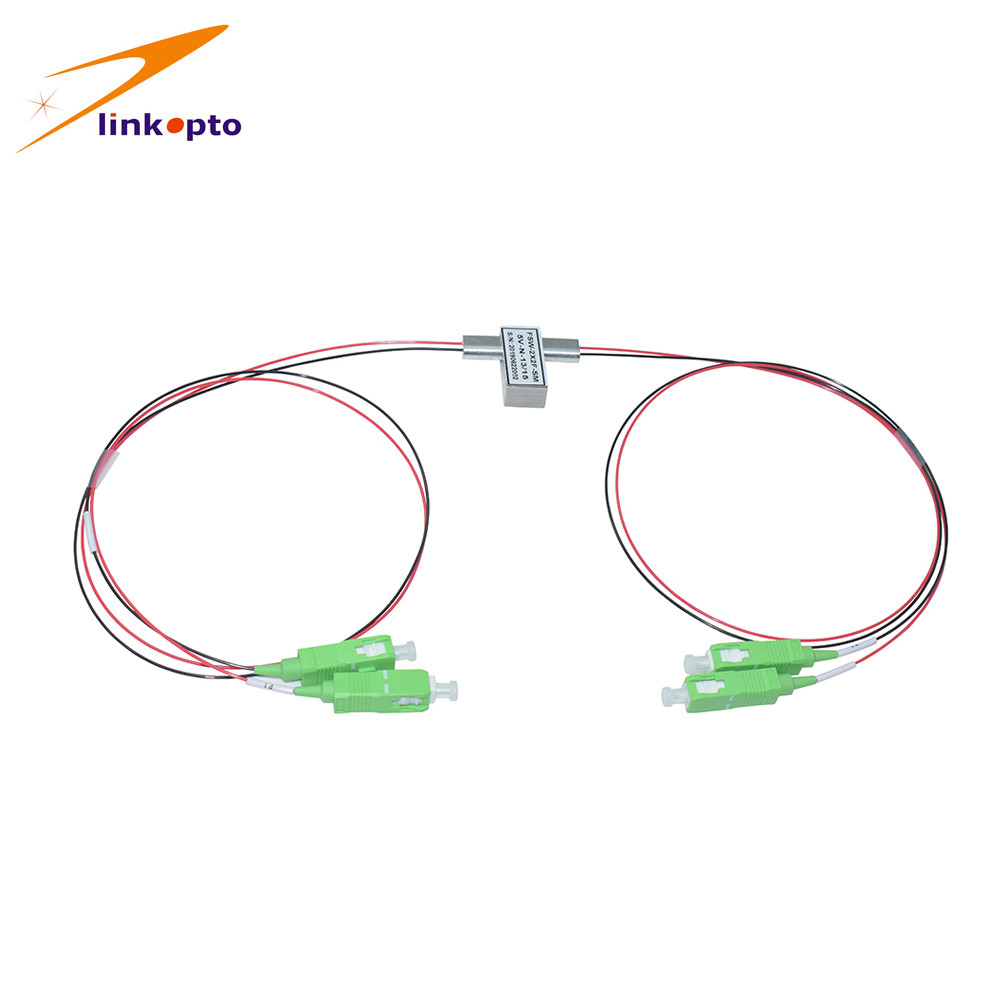 SMF Non Latching Full 2x2 Fiber Optical Switches UPC Polish