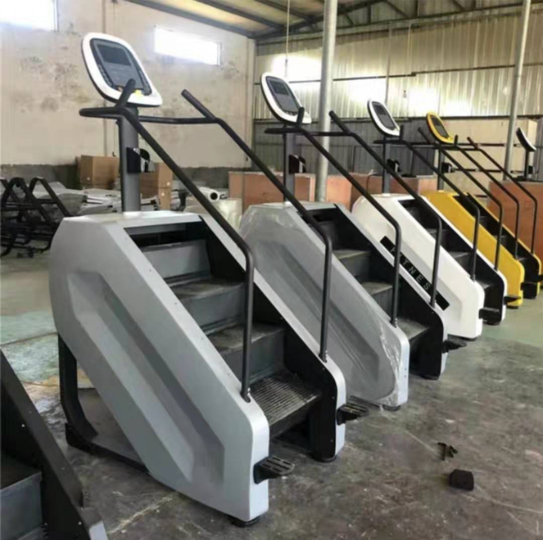 Wholesale Stainless Steel Stair Master Climber Electric Powered Fitness Stepper for Home Use Cardio Machine for Commercial Gym