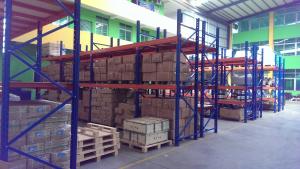China steel Heavy duty shelf rack for Logistic central , warehouse Racking system on sale