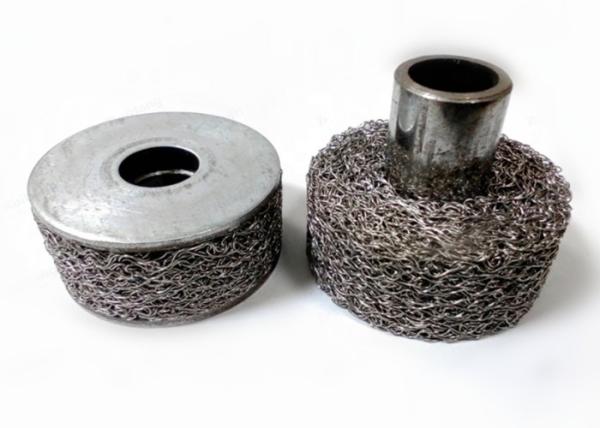 Cylindrical Shockproof Compressed Knitted Wire Mesh Filter Stainless Steel 310 0