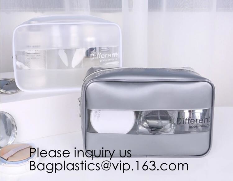 Promotion Travel PVC Cosmetic Pouch,PVC Makeup Bag Pouches Tote Clear Transparent Cosmetic Travel Bag For Sale