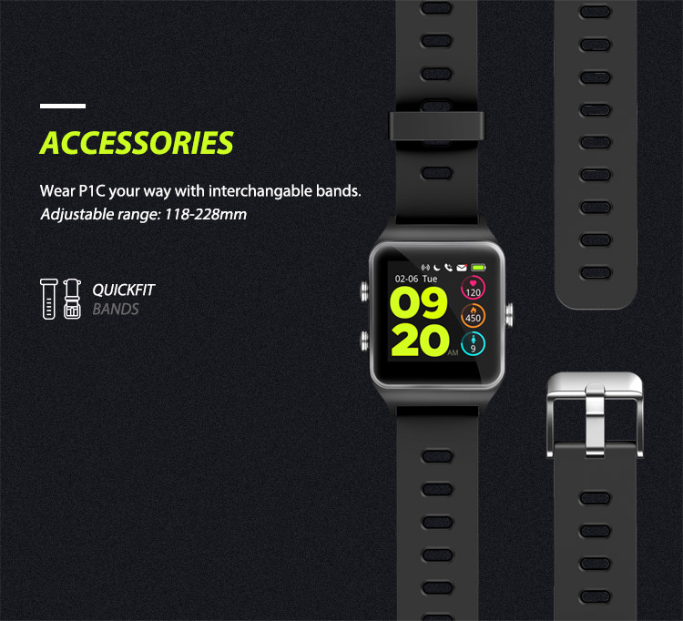 Full Touch Zinc Alloy Waterproof Gps Smart Band