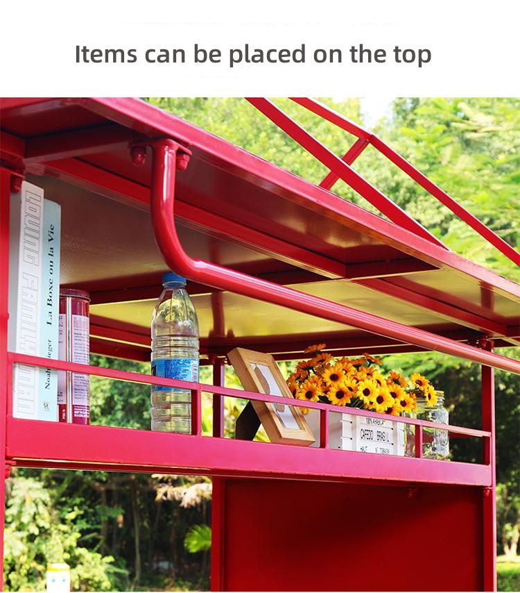 Multi-function Coffee Carts Food Trailer Mobile Food Cart Ice Cream Mini Food Truck