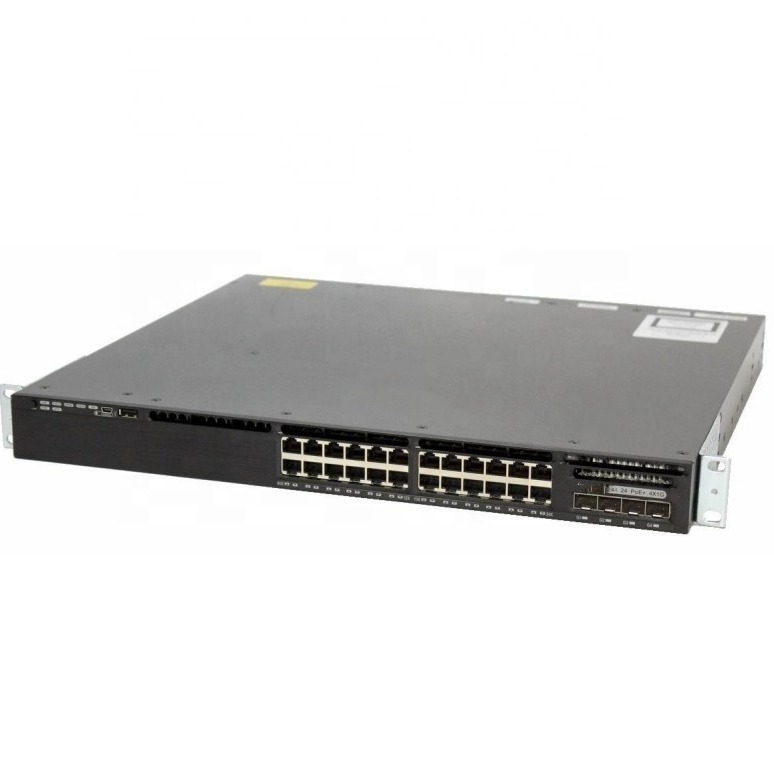 Cisco C3650 Series Ethernet Switch 24 Port PoE Gigabit Enterprise Switch WS