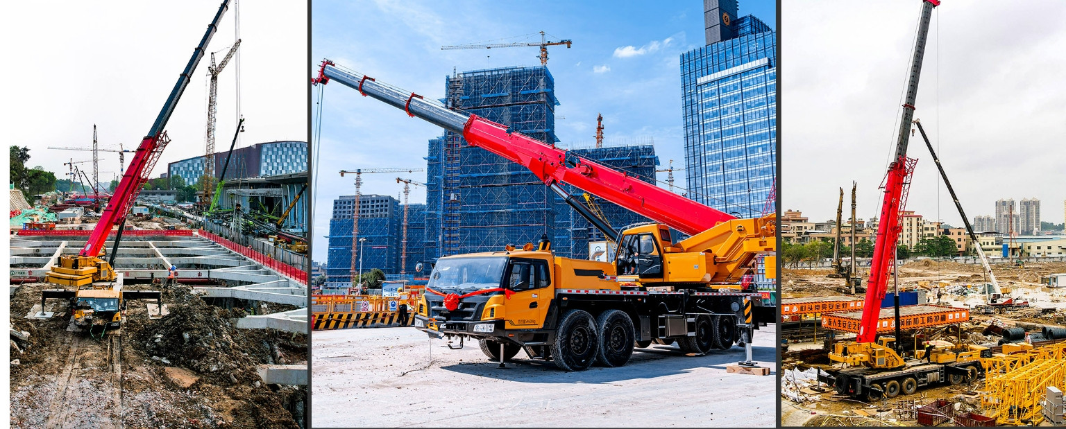 25 Tons Mobile Truck Crane Construction Equipment With 400-500L Fuel Tank Capacity